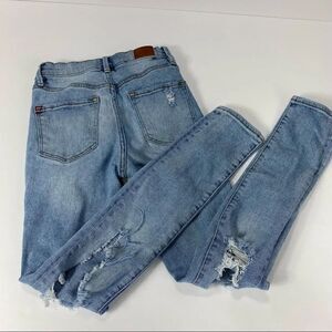 BDG Twig High Rise Jeans Distressed Light Wash Urban Outfitters Skinny Jeans 25